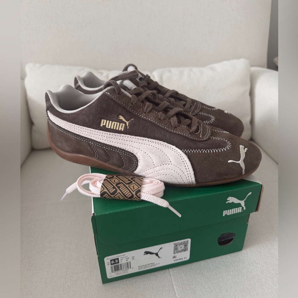 Puma Speedcat OG Haute Coffee Frosted Ivory Worn Once!